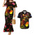 Nauru Couples Matching Mermaid Dress and Hawaiian Shirt Octopus Plumeria Polynesian Tattoo