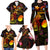 Nauru Family Matching Long Sleeve Bodycon Dress and Hawaiian Shirt Octopus Plumeria Polynesian Tattoo