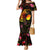 Nauru Family Matching Mermaid Dress and Hawaiian Shirt Octopus Plumeria Polynesian Tattoo