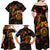 Nauru Family Matching Off Shoulder Maxi Dress and Hawaiian Shirt Octopus Plumeria Polynesian Tattoo