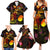Nauru Family Matching Summer Maxi Dress and Hawaiian Shirt Octopus Plumeria Polynesian Tattoo