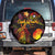 Nauru Spare Tire Cover Octopus Plumeria Polynesian Tattoo