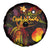 Nauru Spare Tire Cover Octopus Plumeria Polynesian Tattoo