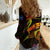 Nauru Women Casual Shirt Octopus Plumeria Polynesian Tattoo
