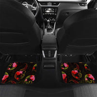 Tuvalu Car Mats Octopus Plumeria Polynesian Tattoo