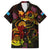 Tuvalu Hawaiian Shirt Octopus Plumeria Polynesian Tattoo