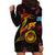 Tuvalu Hoodie Dress Octopus Plumeria Polynesian Tattoo