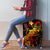 Tuvalu Luggage Cover Octopus Plumeria Polynesian Tattoo