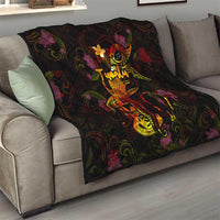 Tuvalu Quilt Octopus Plumeria Polynesian Tattoo