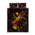 Tuvalu Quilt Bed Set Octopus Plumeria Polynesian Tattoo