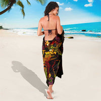 Tuvalu Sarong Octopus Plumeria Polynesian Tattoo