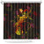 Tuvalu Shower Curtain Octopus Plumeria Polynesian Tattoo