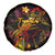 Tuvalu Spare Tire Cover Octopus Plumeria Polynesian Tattoo