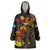 Tuvalu Wearable Blanket Hoodie Octopus Plumeria Polynesian Tattoo