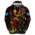 Tuvalu Zip Hoodie Octopus Plumeria Polynesian Tattoo