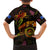 Northern Mariana Islands Family Matching Off The Shoulder Long Sleeve Dress and Hawaiian Shirt Octopus Plumeria Polynesian Tattoo