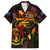 Northern Mariana Islands Family Matching Off The Shoulder Long Sleeve Dress and Hawaiian Shirt Octopus Plumeria Polynesian Tattoo