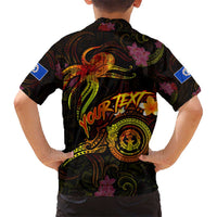 Northern Mariana Islands Hawaiian Shirt Octopus Plumeria Polynesian Tattoo