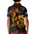 Northern Mariana Islands Kid Polo Shirt Octopus Plumeria Polynesian Tattoo