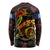 Northern Mariana Islands Long Sleeve Shirt Octopus Plumeria Polynesian Tattoo