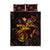 Northern Mariana Islands Quilt Bed Set Octopus Plumeria Polynesian Tattoo