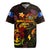 Northern Mariana Islands Rugby Jersey Octopus Plumeria Polynesian Tattoo
