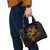 Northern Mariana Islands Shoulder Handbag Octopus Plumeria Polynesian Tattoo