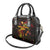 Northern Mariana Islands Shoulder Handbag Octopus Plumeria Polynesian Tattoo
