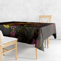 Northern Mariana Islands Tablecloth Octopus Plumeria Polynesian Tattoo