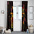 Northern Mariana Islands Window Curtain Octopus Plumeria Polynesian Tattoo