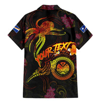 Marshall Islands Family Matching Mermaid Dress and Hawaiian Shirt Octopus Plumeria Polynesian Tattoo DT02 - Polynesian Pride