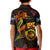 Marshall Islands Kid Polo Shirt Octopus Plumeria Polynesian Tattoo