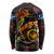 Marshall Islands Long Sleeve Shirt Octopus Plumeria Polynesian Tattoo