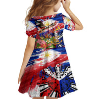 Personalized Philippines Independence Day Family Matching Off Shoulder Maxi Dress and Hawaiian Shirt Polynesia Filipinas Eagle Hibiscus