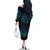 Sea Animal Polynesia Family Matching Off The Shoulder Long Sleeve Dress and Hawaiian Shirt Polynesian Pattern