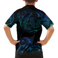Sea Animal Polynesia Family Matching Summer Maxi Dress and Hawaiian Shirt Polynesian Pattern DT02 - Polynesian Pride