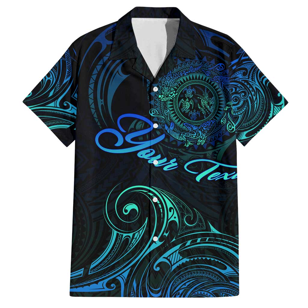 Sea Animal Polynesia Family Matching Tank Maxi Dress and Hawaiian Shirt Polynesian Pattern