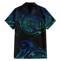 Sea Animal Polynesia Family Matching Tank Maxi Dress and Hawaiian Shirt Polynesian Pattern