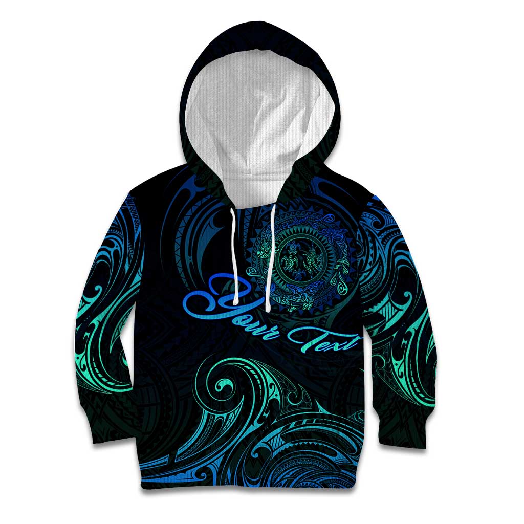 Sea Animal Polynesia Kid Hoodie Polynesian Pattern DT02 Hoodie Black - Polynesian Pride