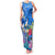 Aloha Hawaii Family Matching Tank Maxi Dress and Hawaiian Shirt Dolphins and Fish Hook Hibiscus