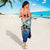 Mother And Baby Dolphins Sarong Hawaii Hibiscus