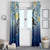 Mother And Baby Dolphins Window Curtain Hawaii Hibiscus