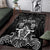 All Black Area Rug New Zealand Rugby Mascot Maori