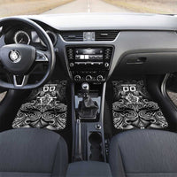 All Black Car Mats New Zealand Rugby Mascot Maori