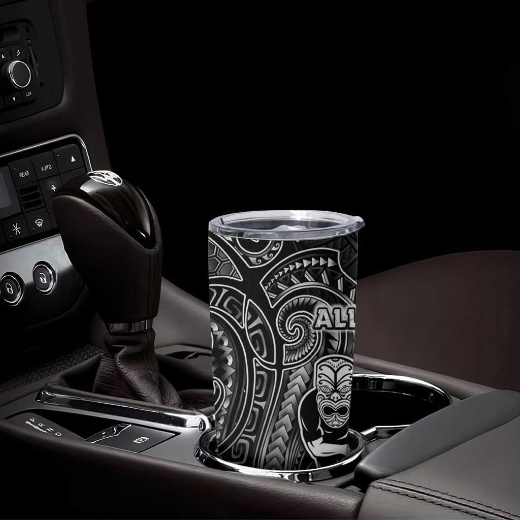 All Black Tumbler Cup New Zealand Rugby Mascot Maori