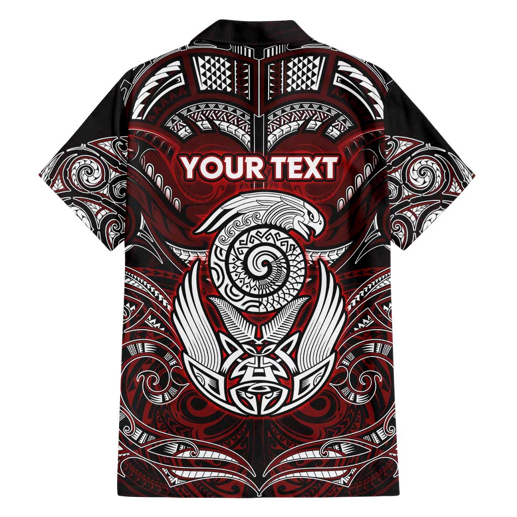 Personalized New Zealand Aotearoa Rugby Family Matching Short Sleeve Bodycon Dress and Hawaiian Shirt Maori Fern Tattoo Art DT02 - Polynesian Pride