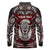 Personalized New Zealand Aotearoa Rugby Long Sleeve Polo Shirt Maori Fern Tattoo Art