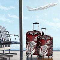 New Zealand Aotearoa Rugby Luggage Cover Maori Fern Tattoo Art DT02 - Polynesian Pride