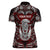 Personalized New Zealand Aotearoa Rugby Women Polo Shirt Maori Fern Tattoo Art