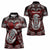 Personalized New Zealand Aotearoa Rugby Women Polo Shirt Maori Fern Tattoo Art